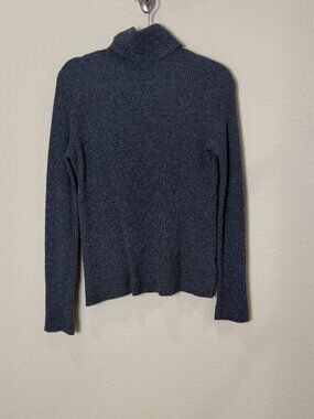 A.L.C. Wool Cashmere Hem Detail Grey Turtleneck Sweater Size XS